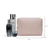 Pretty Ladies Toiletry Make Up Bag Luxury Light Pink Women Makeup Pouch Zipper Bag For Daily Travel