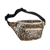 Leopard Fanny Packs PU Leather Bumbag Women Belt Bag Cute Waist Pack with Adjustable Belt for Rave, Festival, Travel, Party