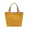 Durable Corduroy Women Tote Bag Fashion Small Shopping Purse Handbag