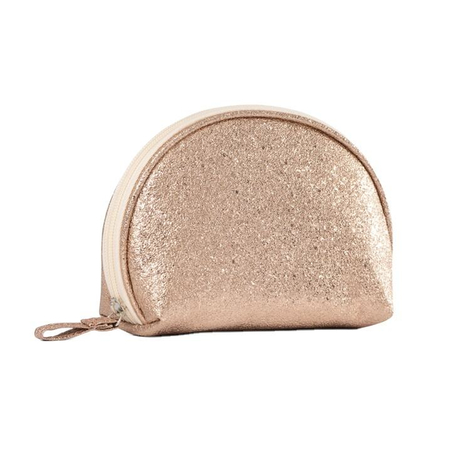 Fashion Shine Shell Shape Makeup Organizer Pouch Waterproof Portable Girl Lady Travel Small Cosmetic Bag