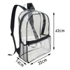 Travel Waterproof Beach Backpack Bag Transparent Zipper Custom Clear Pvc School Girls Bookbags And Backpacks