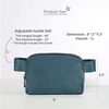 Custom Logo Fashion Women Mini Belt Bag Waterproof Mobile Phone Fanny Pack Travel Waist Bag For Men