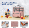 BSCI Factory Double Oxford Cloth Fashion Portable Shoulder Outdoor Picnic Refrigerated Insulated PEVA Lunch Cooler Bag