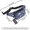 New Products Customized Pattern Zipper Bags Popular Adjustable Belt Bag For Women
