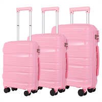 Travel Bags PP 3 Piece Set PP Luggage Custom Logo PP Trolley Bag Luggage Set Travel Bag Luggage Sets