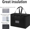 Insulated Food Delivery Bag Cooler Bags Insulated for Travel Pizza Delivery Bags for Cold And Hot Food