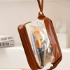 Transparent Portable Cometic Bag Waterproof Large Storage Bag Women\'s Mutational Toiletry Bag