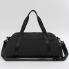 Personalized Black Sports Gym Duffle Bag with Shoes Compartment Waterproof Large Travel Bag for Men