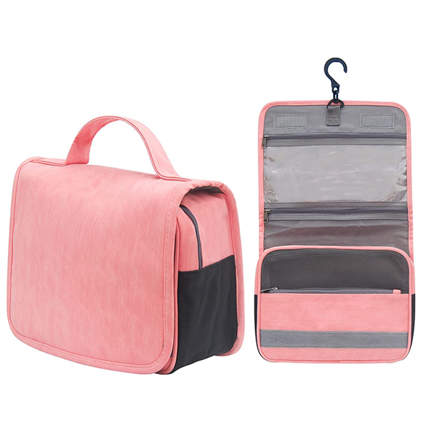 Promotional Travel Hanging Toiletry Bags for Women Waterproof Cosmetic Make Up Bag Organizer