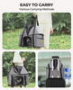 Pets Carrying Shoulder Bag Carrier Cat and Dog Travel Pet Bag Expandable Mesh for Cats Dogs Small Pets Travelling Carrier