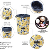 Unique Travel Custom Logo Drawstring Cosmetic Bag Round Make Up Bags Beauty Toiletry Kit Make Up Organizer