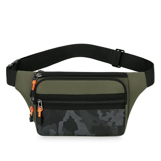 Waterproof Nylon Unisex Belt Bag Crossbody Fanny Pack Custom Pouch Waist Bag for Men