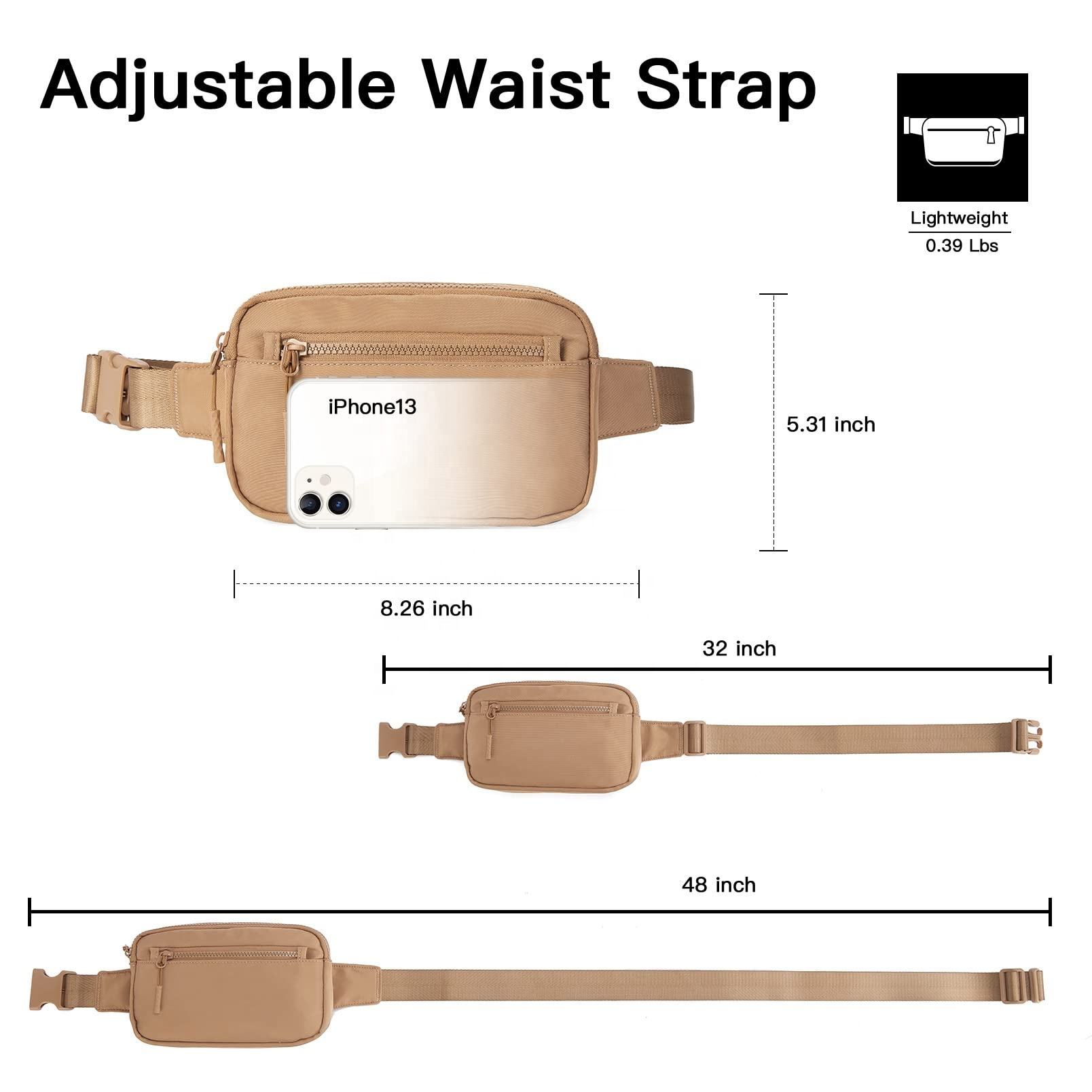 Fashionable Waterproof Nylon Waist Bag Wholesale Product Details
