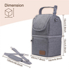 Breast Milk Cooler Bag Baby Bottle Bag Insulated Bottle Cooler Tote Bags