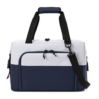 Custom 36 Cans Insulated Soft Picnic Cooler Bag Large Collapsible Lunch Cooler Tote