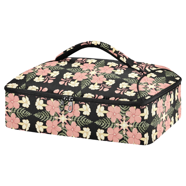 Custom Logo 15L Office Work Picnic Hiking Student Reusable Cooler Insulated Lunch Box Bags for Adult Men Casual Fashion Oxford