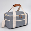 Premium Quality Vintage Stripe Design Food Lunch Insulated Travel Cooler Bag
