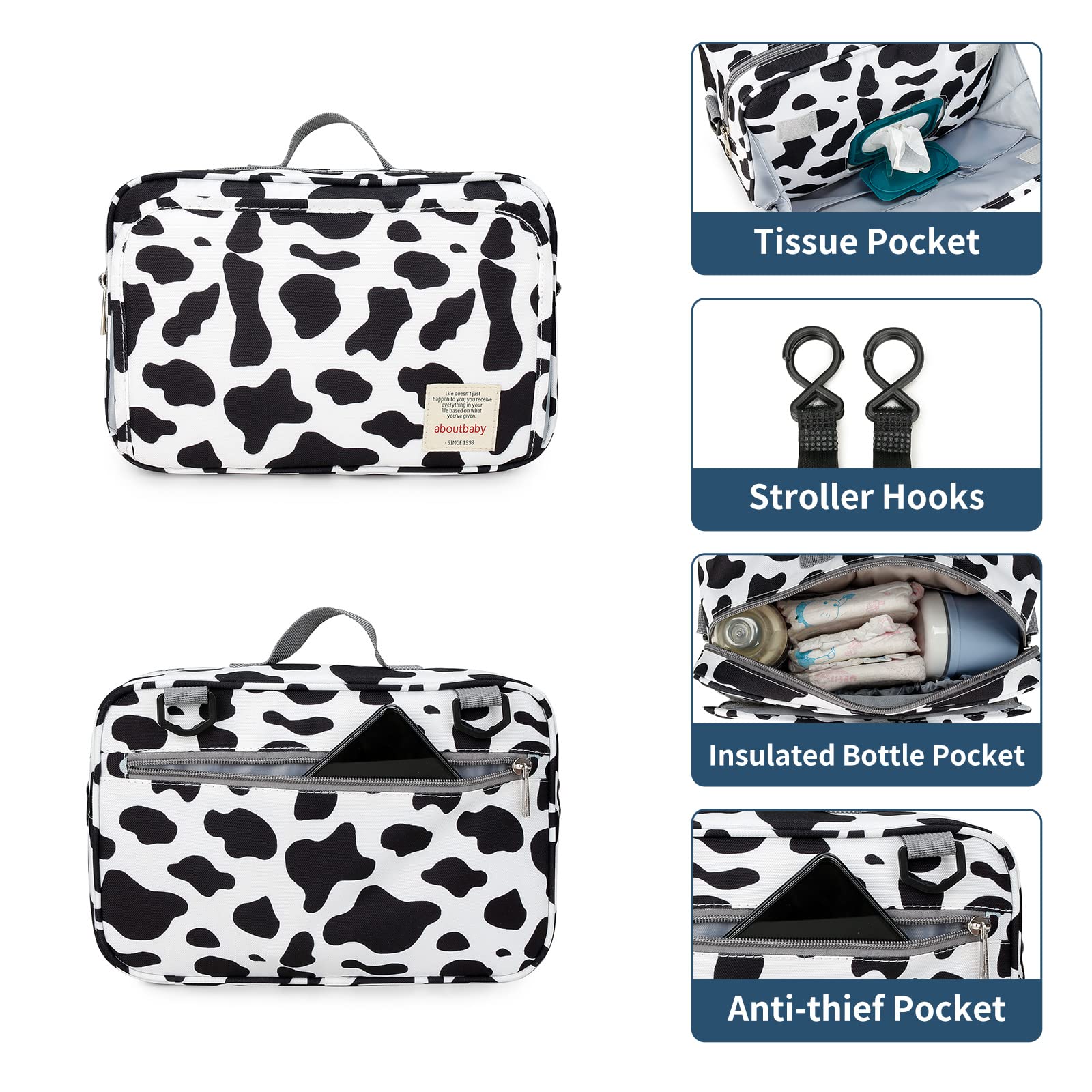 Diaper Organizer with Insulated Pocket Wholesale Product Details 