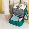 Two Layer Customized Design Large Portable Cooler Bag with Logo Insulation Thermal Cooler Lunch Bag