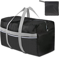 96L Travel Duffel Bag Foldable for Men Women Waterproof And Durable Equipped with 3 Outer Pockets