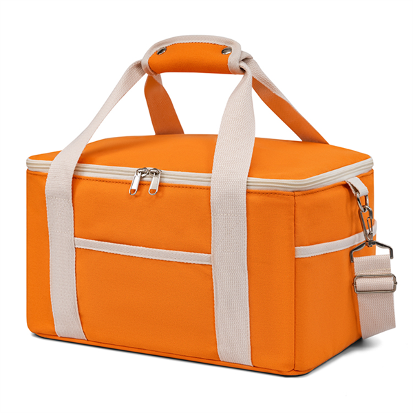 Custom Canvas Insulated Lunch Cooler Bag Leakproof Portable Collapsible Soft Cooler Bag