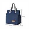 Custom logo Cationic Fabric Cooler Tote Bag Portable Lunch Bag with Aluminum Foil Material