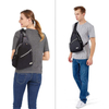wholesale single fabric shoulder sling bag waterproof causal travel hiking dayback crossbody bag unisex