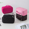 Wholesale Waterproof Durable High Quality Nylon Makeup Toiletry Cosmetic Pouch Make Up Bag for Unisex Women Men