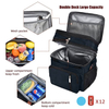 New Designer Custom Painting Hot And Cold Thermal Ice Pack Storage Freezer Office Insulated Cooler Bags Tote
