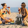 BSCI Factory wine cooler bag 2022 new thermal insulation fashionable portable boutique shoulder outdoor picnic wine cooler bag