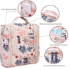 Amazon\'s new color printing portable Large capacity multifunction hanging toiletry bag travel cosmetics storage bag