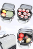 Sublimation Lunch Tote Cooler Bag Reusable Lunch Tote Box Leakproof Cooler Handle Bag for Office Work School Picnic Beach