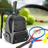 Amazon's Hot Sales Customized Large Capacity Backpack Holds 2 Rackets Paddle Bag With Separate Shoes Compartment Tennis Bag