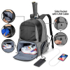 Amazon's Hot Sales Customized Large Capacity Backpack Holds 2 Rackets Paddle Bag With Separate Shoes Compartment Tennis Bag