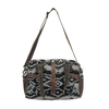 Hot Sale Full Printing Canvas Custom Weekender Duffel Bag Leather Handbag Designer Overnight Travel Bag