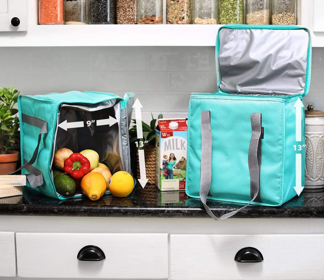 Amazon's Hot Sales Large Oxford Insulation Bags Portable Shopping Fresh And Outdoor Picnics Storage Cooler Bags