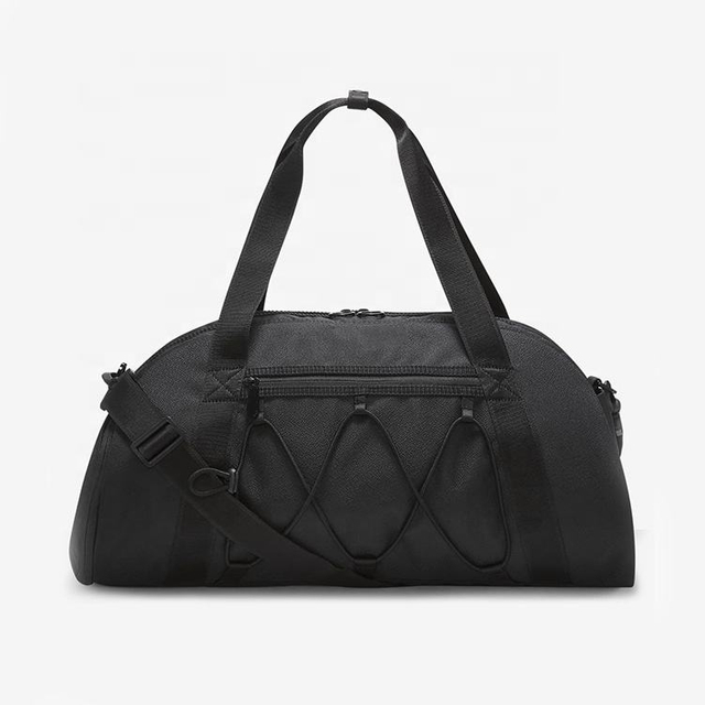 Factory Price Waterproof Black Weekender Travel Bag Customized Logo Sturdy Hiking Foldable Duffel Bag