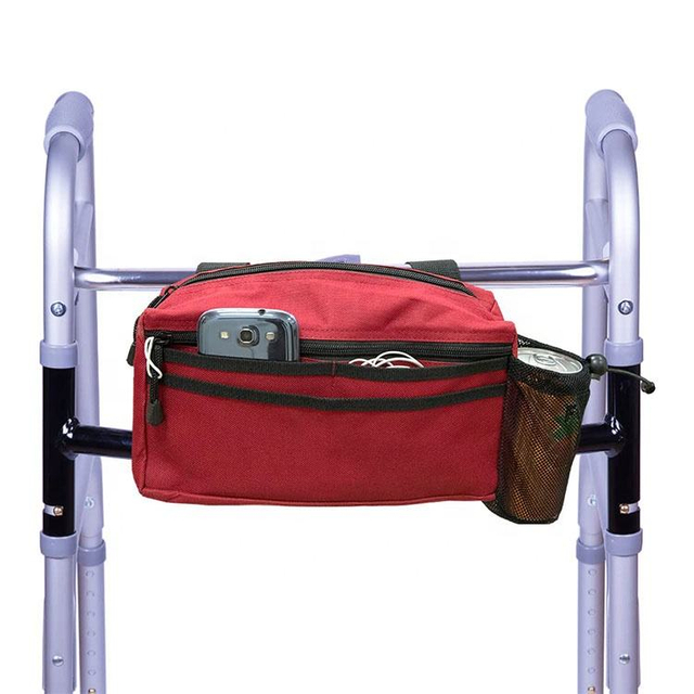 Factory Low Price Hand Free Wheelchair Side Bag Storage Accessory Bag Durable Medicine Storage Bag