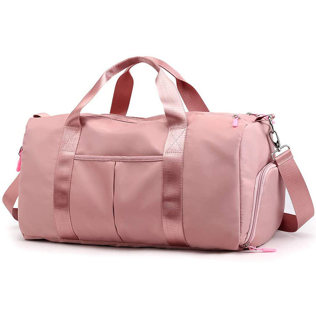 Overnight Duffel Bag Custom Gym Sports Travel Waterproof Pink Duffle Bag for Women