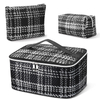 Water Resistant 3 Pcs Travel Portable Makeup Cosmetic Packing Bag with Compartment Outdoor Customizable Makeup Bags