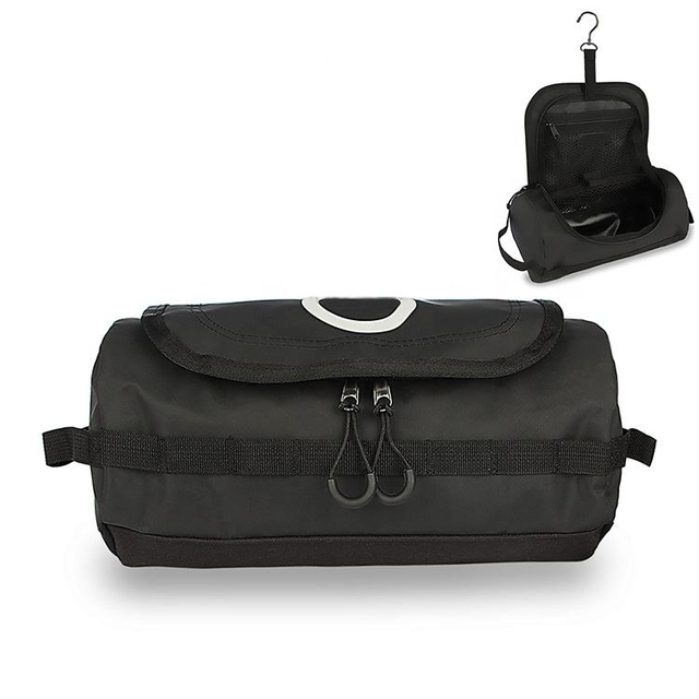 Durable Water Resistant Hanging Travel Makeup Cosmetic Toiletries Container Bag Man Bathroom Toiletry Bag Foldable