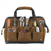 Waterproof Durable Canvas Tool Kit Bag Electrical Technician Tool Bag Storage With Adjustable Shoulder Strap