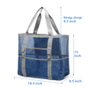 Large Zippered Lightweight Fold Up Breathable Beach Towel Bag Easy Carry Summer Beach Mesh Tote Bag Custom Logo