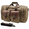 Large Capacity Gym Travel Bag with Luggage Sleeve for Man Sports Canvas Cotton Tote Bag Expandable Shoulder Overnight Duffel Bag