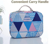 Full Color Women Ladies Waterproof Toiletry Makeup Bags Make Up Organizer Custom Packaging Cosmetic Bag with Logo