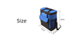 Eco Friendly Custom Logo Meal Cool Bag Cold Thermo Food Delivery Insulated Lunch Cooler Bag Rigid with Aluminium Foil