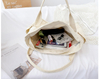 Wholesale Women Bag Shoppers Simple Fashion Student Handbags Crossbody Large Capacity Canvas Single Shoulder Bags
