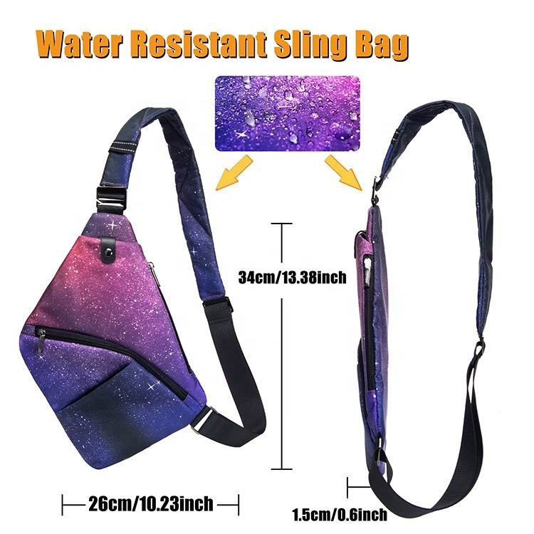 lightweight luxury crossbody shoulder strap bag for man fashion style messenger sling chest bag