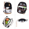 Hot Style Waterproof 3 Pack School Backpack Set for Girls Printing Waterproof Laptop Canvas Backpack