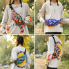 Factory Price New Brand Phone Pouch Belt Full Painting Waist Pack Bag Hiking Chest Bum Running Waist Bag